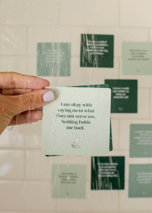 Shower Affirmation™ Display Cards - Abundance