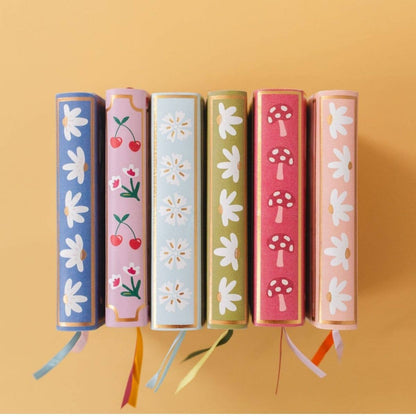 Green Floral 5x7 Lined Softcover Book Journal