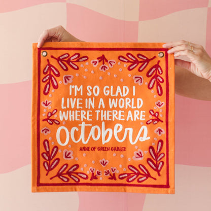 Octobers Canvas Banner