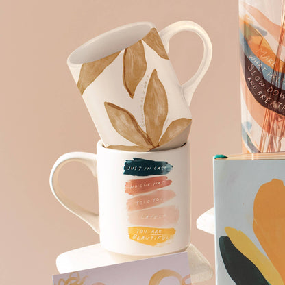 KEEP LOOKING STONEWARE MUG