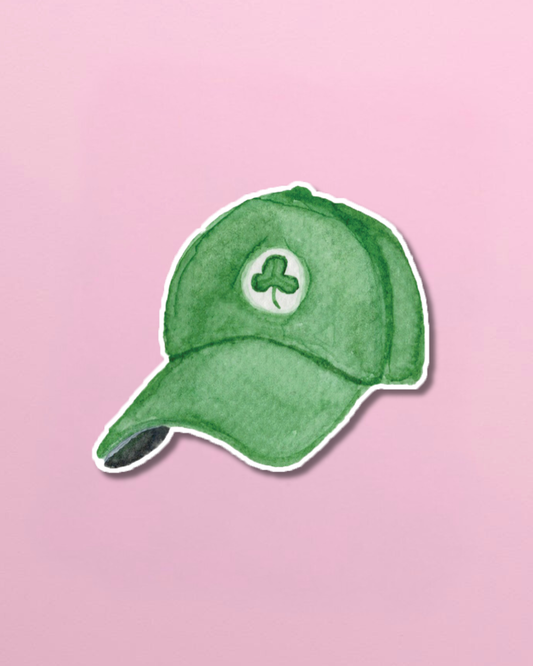Boston Celtics Hat Sticker
